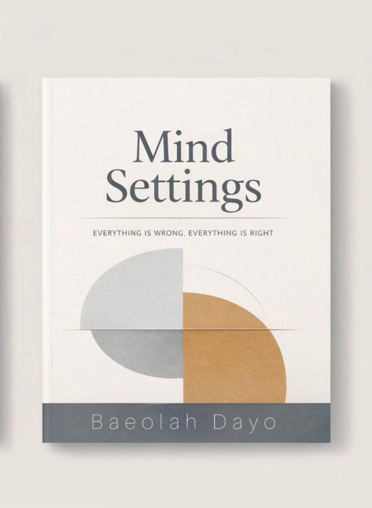 Mind Settings book cover by Baeolah Dayo